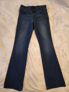 Gloria Vanderbilt Amanda Pull On Women's Dark Blue Stretch Bootcut Jeans
